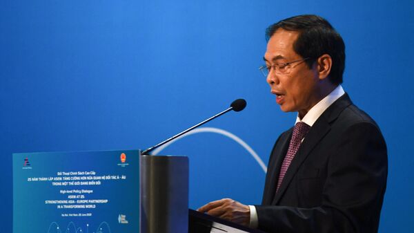 Bộ trưởng Bộ Ngoại giao Bùi Thanh Sơn - Sputnik Việt Nam