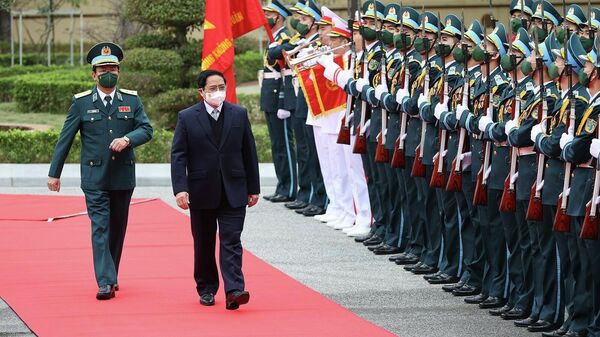 Thủ tướng Phạm Minh Chính thăm cán bộ, chiến sĩ Quân chủng Phòng không-Không quân - Sputnik Việt Nam