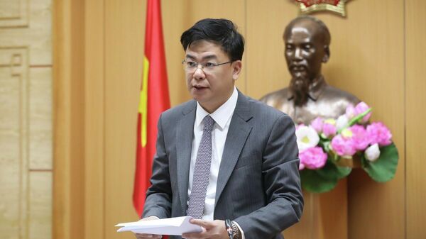 Thứ trưởng Bộ Ngoại giao Phạm Quang Hiệu phát biểu - Sputnik Việt Nam