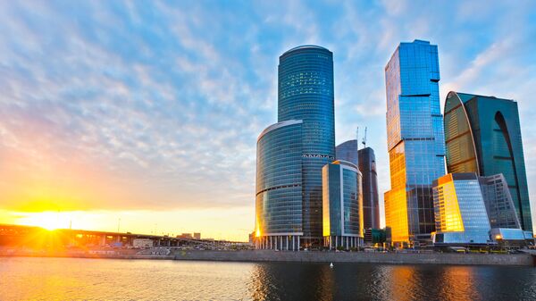 Những tòa nhà chọc trời của trung tâm thương mại Moscow City - Sputnik Việt Nam