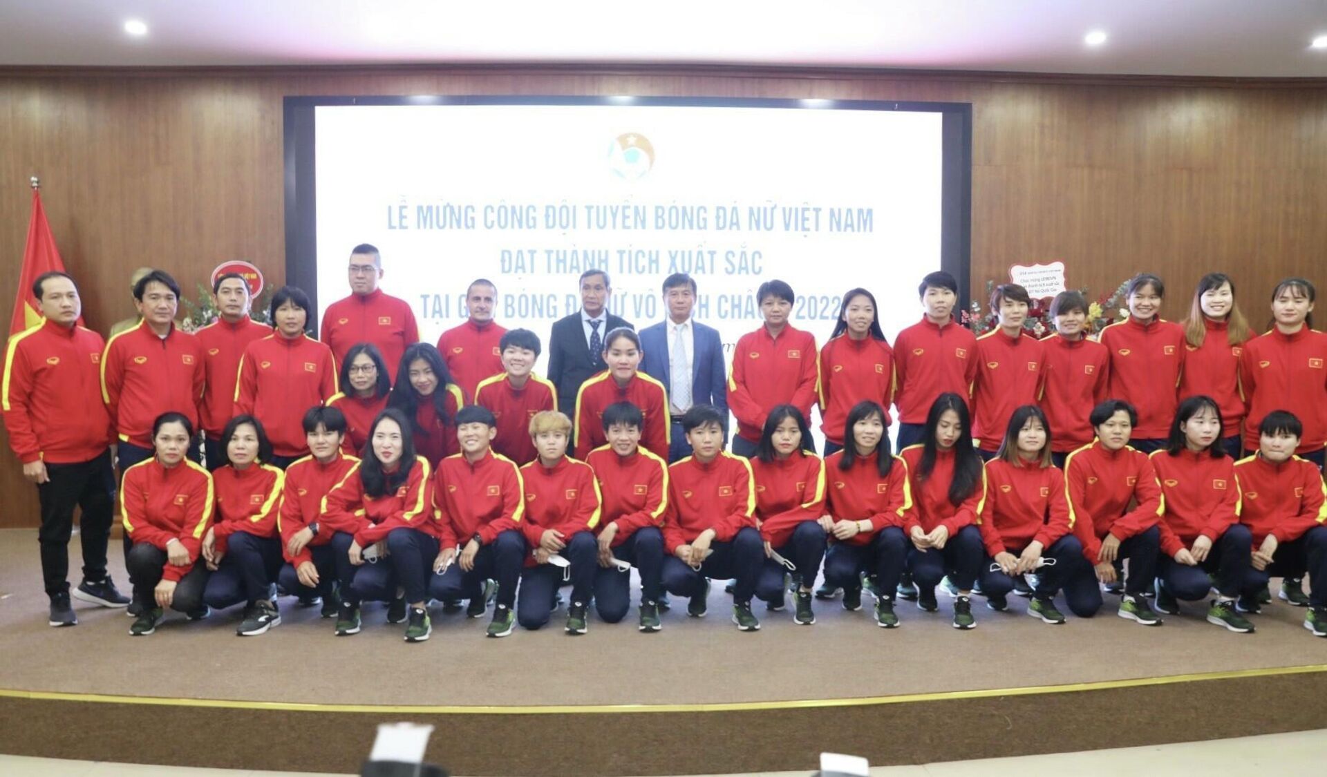 Lễ mừng công Đội tuyển bóng đá nữ Việt Nam - Sputnik Việt Nam, 1920, 11.02.2022