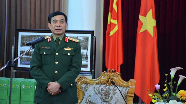Đại tướng Phan Văn Giang, Bộ trưởng Bộ Quốc phòng phát biểu chúc Tết tỉnh Nam Định - Sputnik Việt Nam