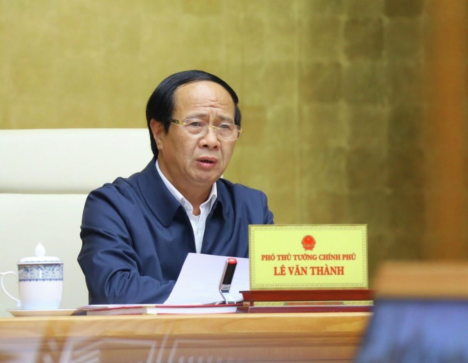 Phó Thủ tướng Lê Văn Thành phát biểu chỉ đạo hội nghị - Sputnik Việt Nam, 1920, 18.02.2022