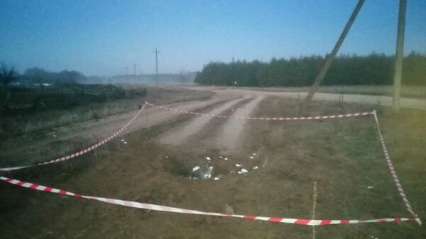 Nơi quả đạn phát nổ gần biên giới với Ukraina ở vùng Rostov - Sputnik Việt Nam