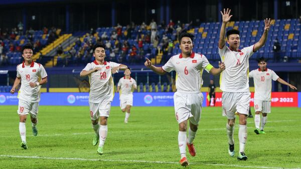 Giải U23 Đông Nam Á 2022: U23 Việt Nam thắng U23 Singapore 7-0 - Sputnik Việt Nam