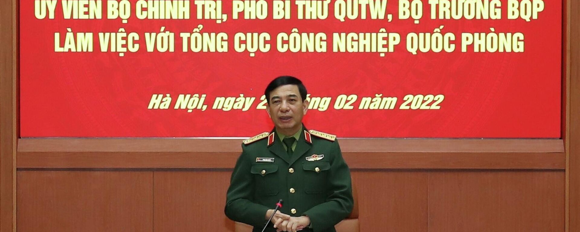 Đại tướng Phan Văn Giang phát biểu tại buổi làm việc - Sputnik Việt Nam, 1920, 21.02.2022