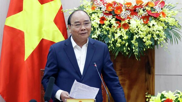 Chủ tịch nước Nguyễn Xuân Phúc phát biểu chỉ đạo - Sputnik Việt Nam