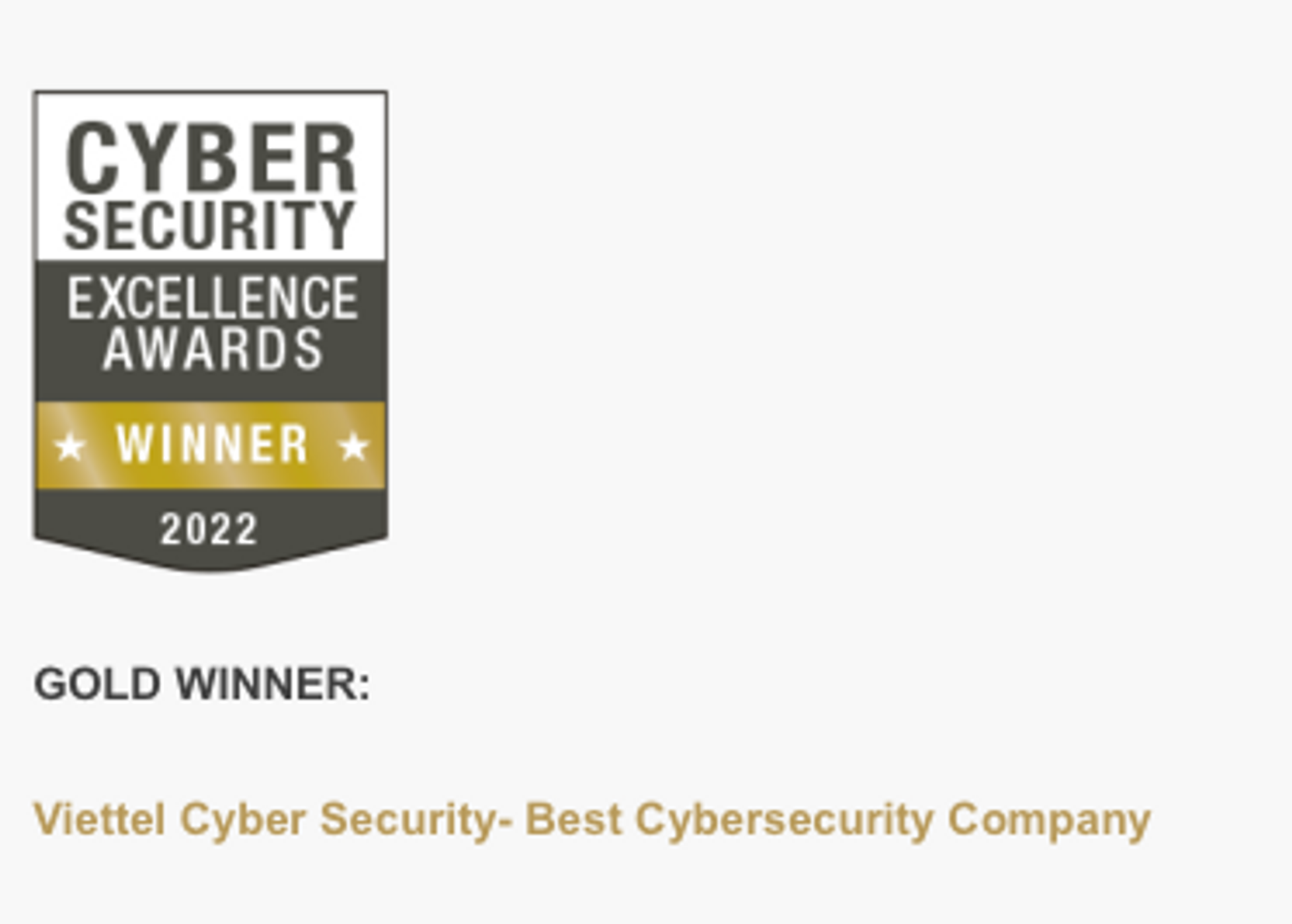 Giải thưởng này mới đây vừa công bố Công ty An ninh mạng Viettel (Viettel Cyber Security - VCS), thuộc Tập đoàn Công nghiệp - Viễn thông Quân đội (Viettel) xuất sắc giành giải vàng tại 13/13 đề cử tham dự. - Sputnik Việt Nam, 1920, 23.02.2022
