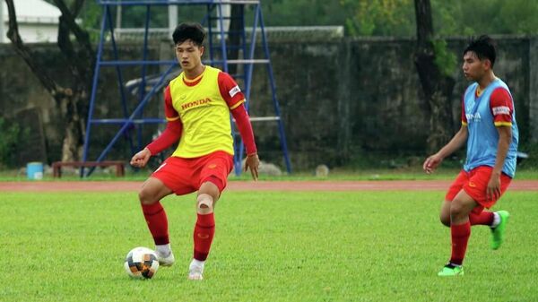 U23 Việt Nam tập chuẩn bị cho U23 Đông Nam Á tại Campuchia - Sputnik Việt Nam