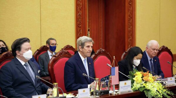 Đặc phái viên của Tổng thống Hoa Kỳ John Kerry phát biểu - Sputnik Việt Nam