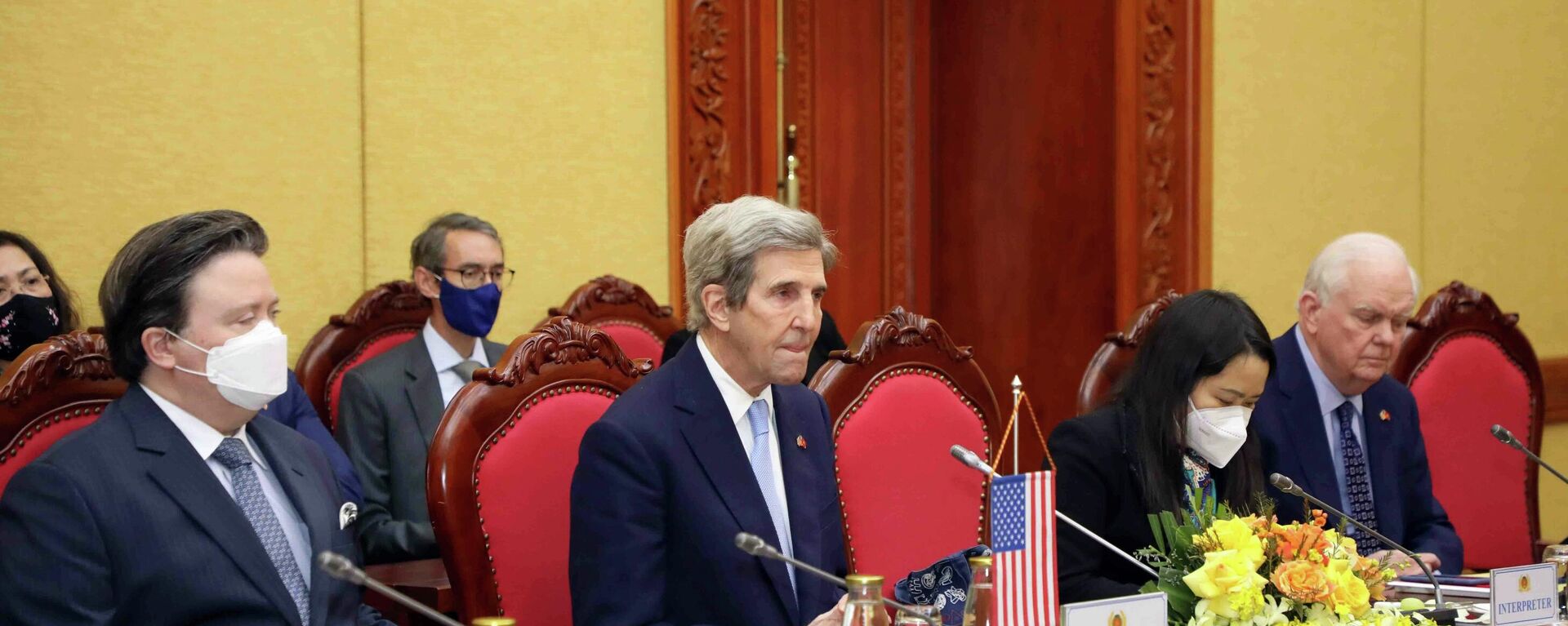 Đặc phái viên của Tổng thống Hoa Kỳ John Kerry phát biểu - Sputnik Việt Nam, 1920, 24.02.2022