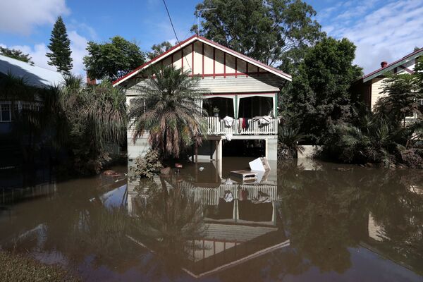 Những ngôi nhà bị ngập lụt ở Lismore, New South Wales, Australia - Sputnik Việt Nam