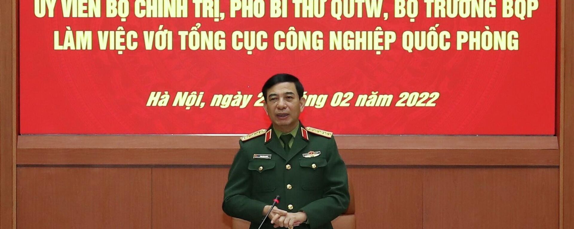Đại tướng Phan Văn Giang phát biểu tại buổi làm việc - Sputnik Việt Nam, 1920, 06.03.2022