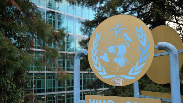 Biểu tượng của Liên hợp quốc (LHQ) tại Geneva. - Sputnik Việt Nam