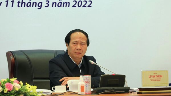 Phó Thủ tướng Lê Văn Thành phát biểu tại buổi làm việc - Sputnik Việt Nam
