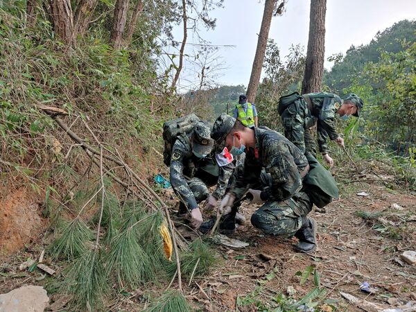 Địa điểm gặp tai nạn của máy bay chở khách China Eastern ở Ngô Châu - Sputnik Việt Nam