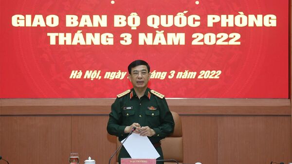 Đại tướng Phan Văn Giang phát biểu tại hội nghị - Sputnik Việt Nam