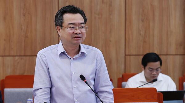 Bộ trưởng Bộ Xây dựng Nguyễn Thanh Nghị phát biểu - Sputnik Việt Nam