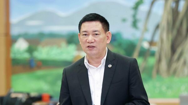 Bộ trưởng Bộ Tài chính Hồ Đức Phớc phát biểu - Sputnik Việt Nam