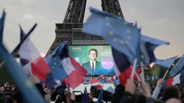 Chân dung Tổng thống Pháp Emmanuel Macron sau chiến thắng tại Pháp - Sputnik Việt Nam