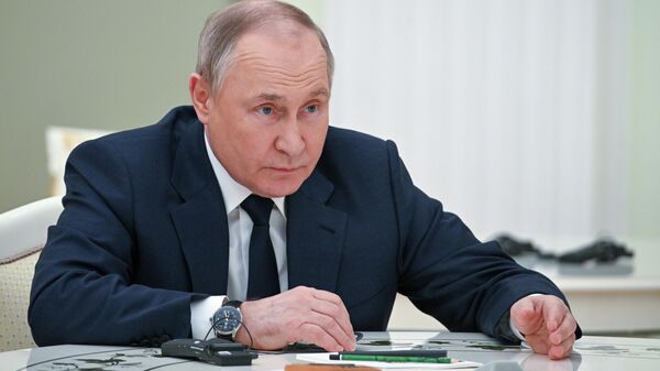 Tổng thống Nga V.Putin gặp Tổng Thư ký Liên Hợp Quốc A. Guterres - Sputnik Việt Nam