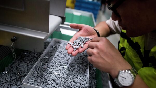 Sản xuất các bộ phận tại nhà máy Lego ở Trung Quốc - Sputnik Việt Nam