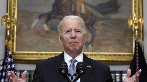 Tổng thống Mỹ Joe Biden phát biểu về tình hình Ukraina tại Nhà Trắng - Sputnik Việt Nam