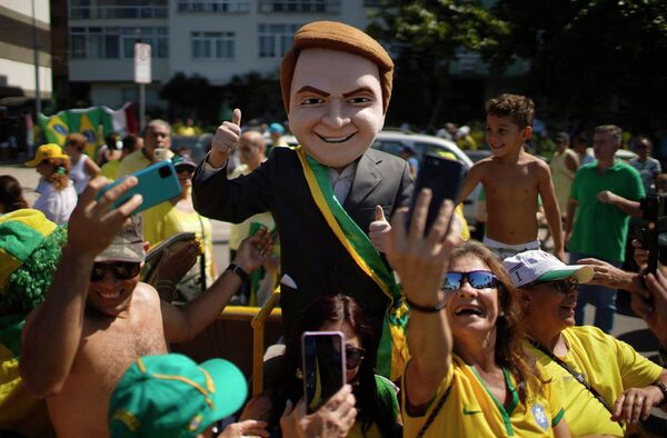 Biểu tình ủng hộ Tổng thống Brazil Jair Bolsonaro ở Rio de Janeiro - Sputnik Việt Nam