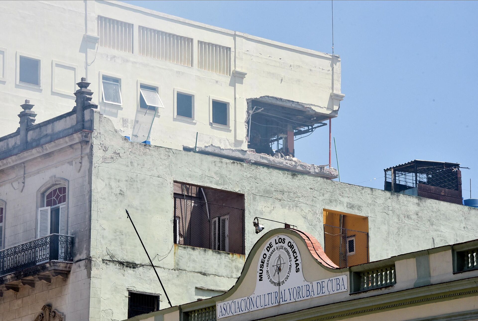 Tại địa điểm xảy ra vụ đánh bom tại khách sạn Saratoga ở Havana - Sputnik Việt Nam, 1920, 08.05.2022