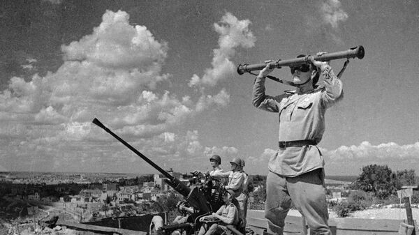 Зенитчики охраняют небо над освобожденным Севастополем - Sputnik Việt Nam