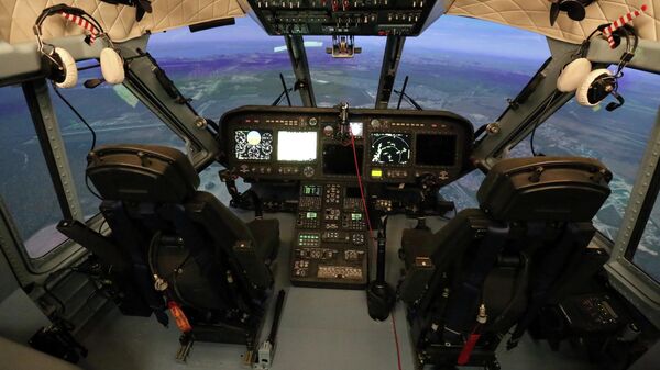 Hệ thống mô phỏng đào tạo phi công trực thăng Mi-38 - Sputnik Việt Nam