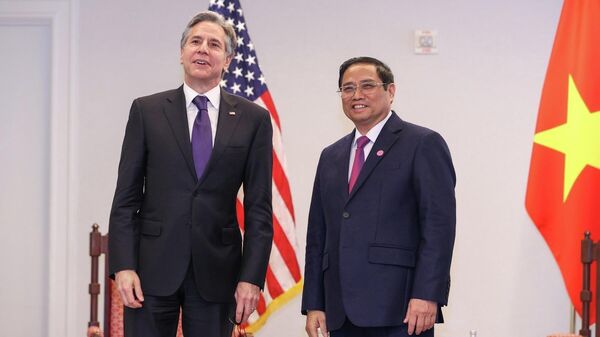 Thủ tướng Phạm Minh Chính tiếp Ngoại trưởng Hoa Kỳ Antony Blinken - Sputnik Việt Nam