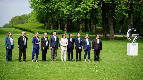 Ảnh chụp chung tại cuộc gặp ngoại trưởng G7 ở Đức - Sputnik Việt Nam