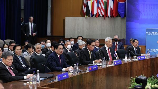 Thủ tướng Chính phủ Phạm Minh Chính dự Hội nghị cấp cao đặc biệt ASEAN - Hoa Kỳ. - Sputnik Việt Nam