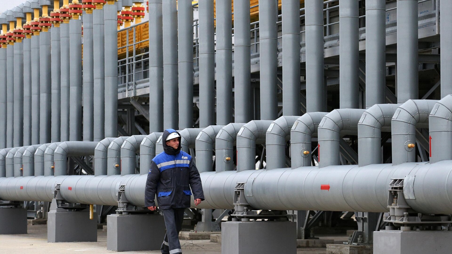 Trạm nén khí Russkaya, bộ phận của hệ thống đường ống dẫn khí nhằm đảm bảo nguồn cung cấp khí đốt cho Dòng chảy Thổ Nhĩ Kỳ. - Sputnik Việt Nam, 1920, 20.05.2022