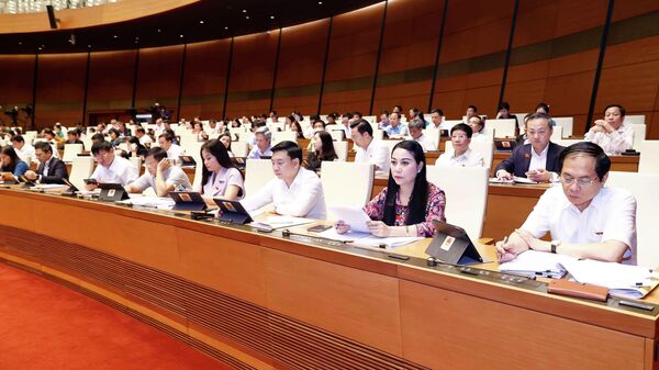 Quốc hội thảo luận về về dự kiến Chương trình xây dựng luật, pháp lệnh năm 2023 - Sputnik Việt Nam