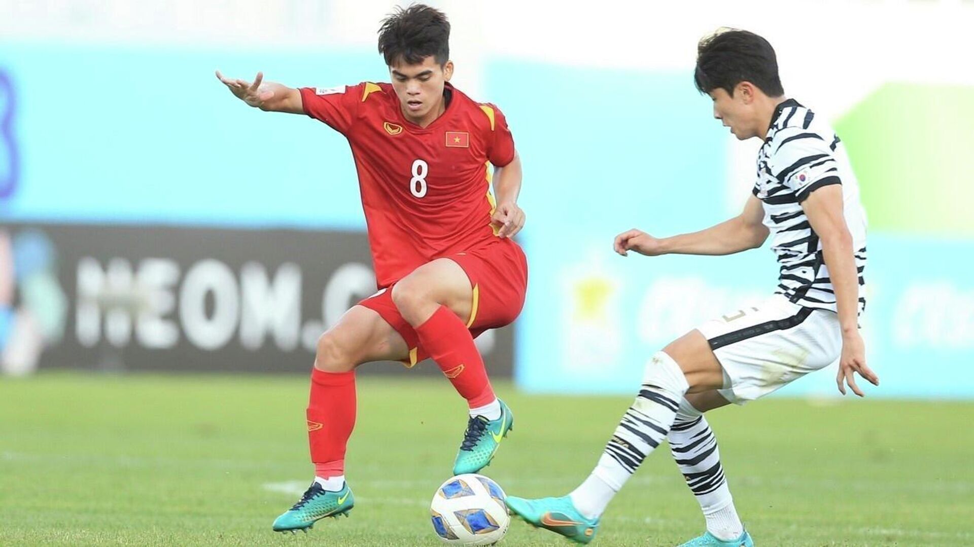 VCK U23 châu Á 2022: Đội tuyển U23 Việt Nam xuất sắc cầm hòa Đội tuyển U23 Hàn Quốc với tỷ số 1-1 - Sputnik Việt Nam, 1920, 06.06.2022