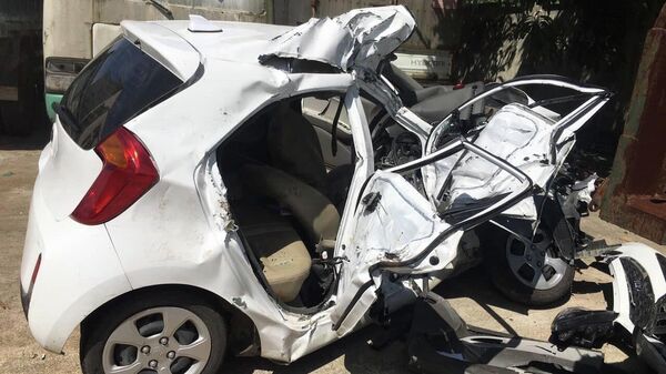 Hà Tĩnh: Xe ô tô con va chạm xe khách làm hai chiến sỹ công an tử vong - Sputnik Việt Nam