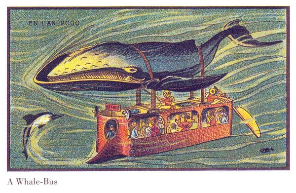 Loạt thẻ bài &quot;Nước Pháp năm 2000&quot; - &quot;Xe buýt cá voi ngầm&quot;. - Sputnik Việt Nam