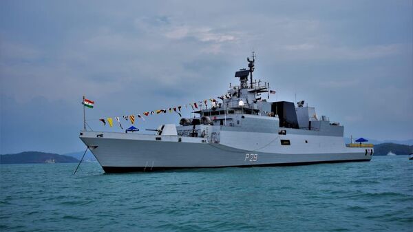 Tàu Hải quân Ấn Độ INS Kadmatt - Sputnik Việt Nam