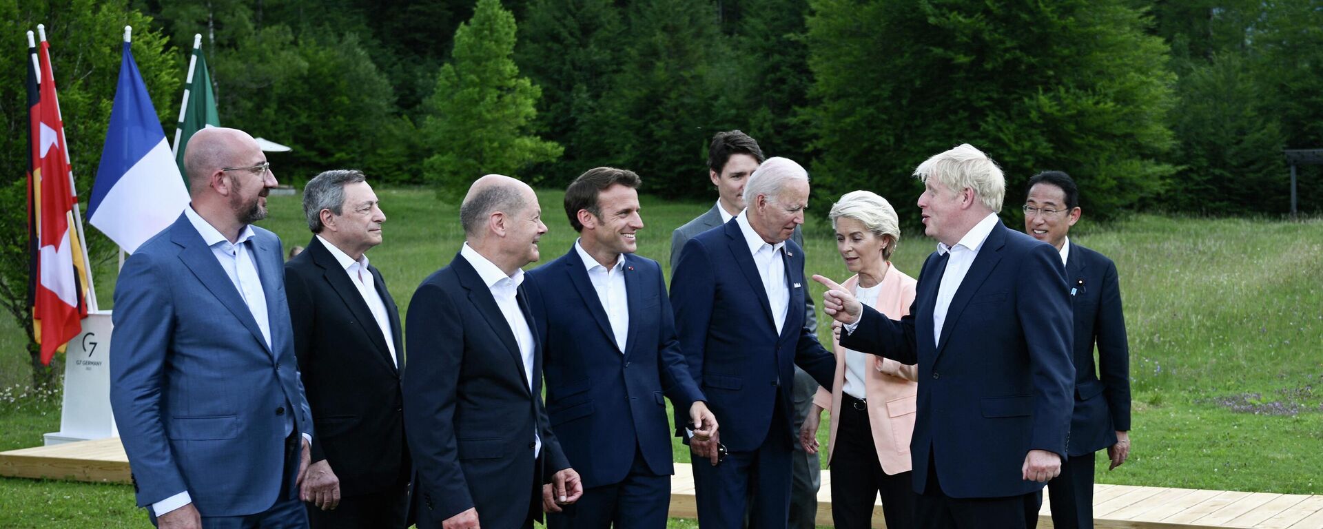 Các nhà lãnh đạo G7 tại hội nghị thượng đỉnh G7 ở Đức - Sputnik Việt Nam, 1920, 30.06.2022