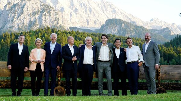 Các nhà lãnh đạo G7 tại hội nghị thượng đỉnh G7 ở Đức - Sputnik Việt Nam