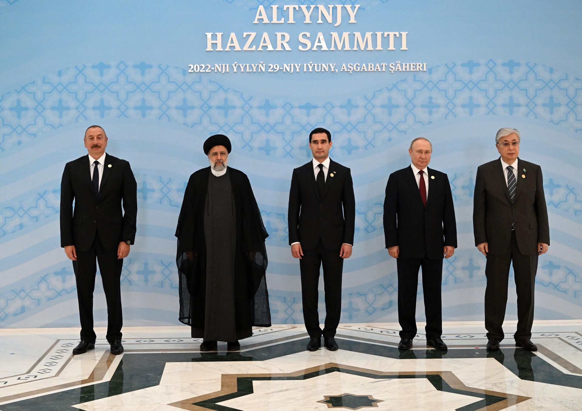 Tổng thống Vladimir Putin tham dự Hội nghị thượng đỉnh Caspi lần thứ sáu - Sputnik Việt Nam, 1920, 07.07.2022