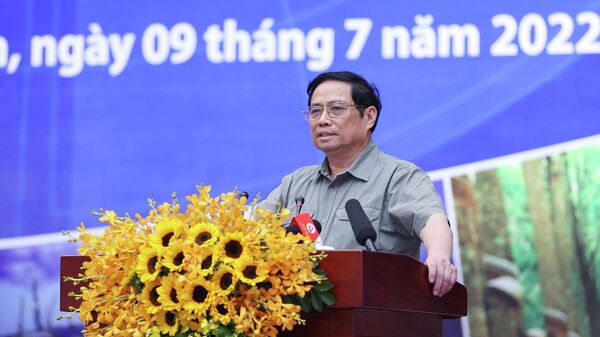 Thủ tướng Phạm Minh Chính chủ trì tổng kết thực hiện Nghị quyết 53 và Kết luận 27 về phát triển Đông Nam Bộ và vùng kinh tế trọng điểm phía Nam - Sputnik Việt Nam