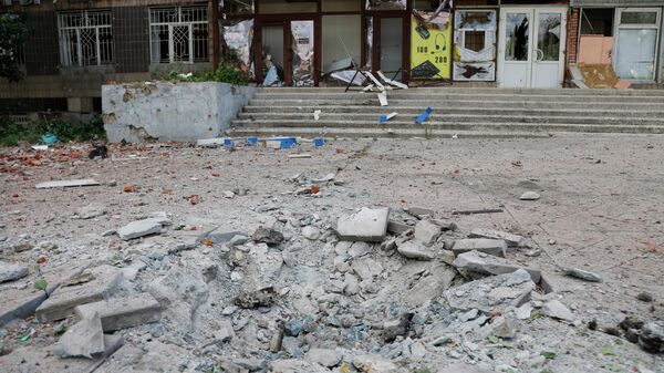 Lực lượng vũ trang Ukraina tấn công các khu dân cư ở Donetsk - Sputnik Việt Nam