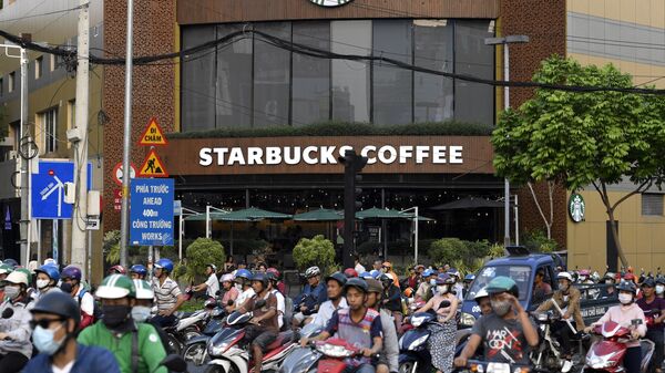 Quán cà phê Starbucks ở TP.HCM - Sputnik Việt Nam
