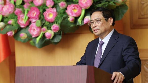 Thủ tướng Phạm Minh Chính làm việc với tổ chức, doanh nghiệp Hàn Quốc tại Việt Nam - Sputnik Việt Nam