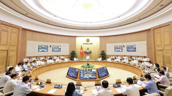 Thủ tướng Phạm Minh Chính chủ trì Phiên họp Chính phủ thường kỳ tháng 7 năm 2022 - Sputnik Việt Nam