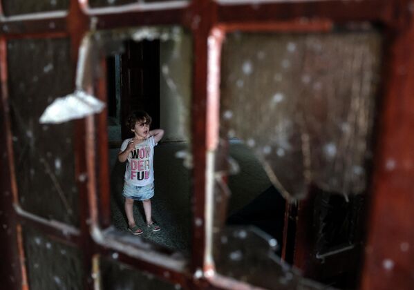 Sự tàn phá sau những đòn tấn công của Israel vào Dải Gaza. - Sputnik Việt Nam