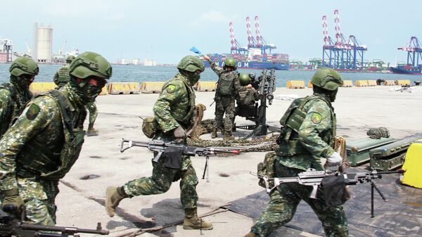 Quân nhân Đài Loan trong cuộc tập trận Han Kuang thường niên - Sputnik Việt Nam